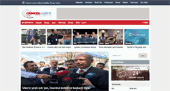 Desktop Screenshot of guncel-haber.com
